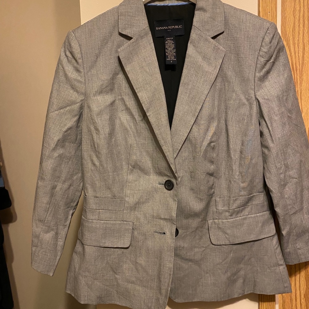Banana republic Gray blazer